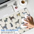 thumbnail image 4 of Long Mouse Pads for Desk,Cute Animal Dogs Desk Mats on Top Of Desks, Desk Mouse Pad Extra Large with 3mm Non-Slip Base and Stitched Edge for Gaming,Office,Work,Home 31.5"x11.8", 4 of 6