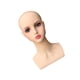 thumbnail image 5 of Cabeza de maniquí de práctica para mujer, cabeza de maniquí calva con extensión de pestañas, cabeza de muñeca de cosmetología, cabeza de muñeca de Labios rosados, 5 of 8