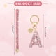thumbnail image 2 of Llavero de Letra Inicial para Mujeres, Llavero de Alfabeto de Rhinestone A, Encanto Brillante con Corazón para Accesorios de Mochila, Bolso, Llave de Coche, Lanyard, Rosa, 2 of 7