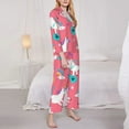 thumbnail image 4 of Bingfone Womens Pajama Sets Yoga Unicorn Print,Long Sleeve Loungewear Pajamas Set-Small, 4 of 9