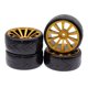 thumbnail image 1 of 4x Neumáticos Neumático Rueda Llanta Reemplazo para HPI 1:10 Touring Car , estilo D Yotijar neumáticos de coche rc, 1 of 7