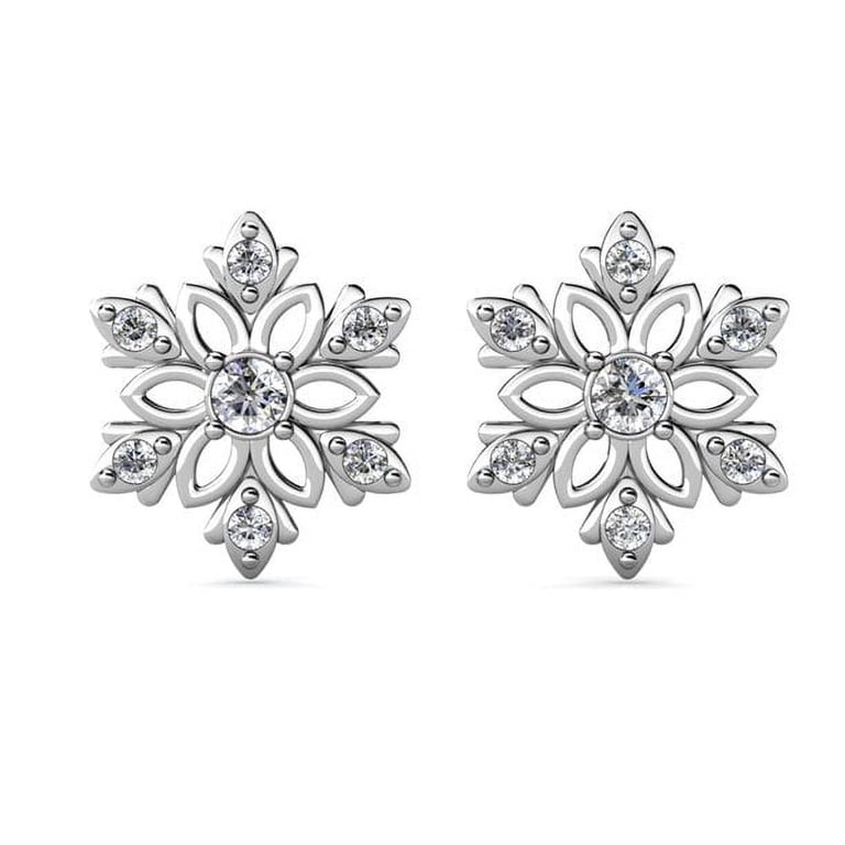 Cate & Chloe Sunny Swarovski Crystal Jewelry Set, White Gold photo 8