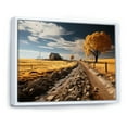 thumbnail image 2 of Designart "Glowing Harvest on the Farm" Farm Floater Framed Canvas Print, 2 of 7