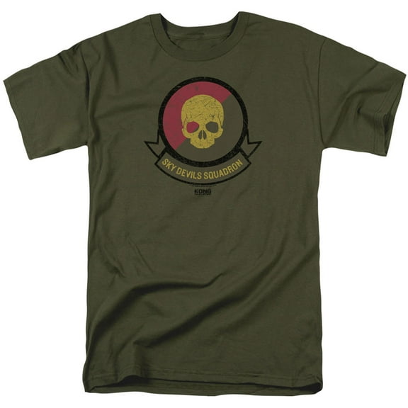 Kong Skull Island Men's  Squadron T-shirt Military Green