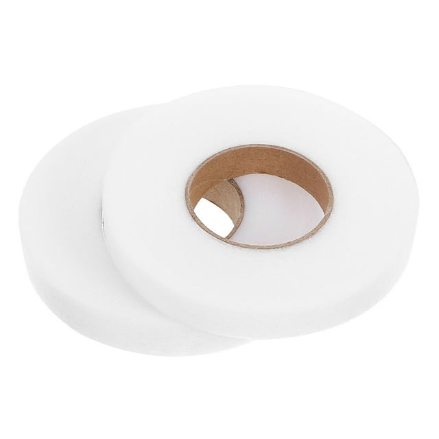 2 rollos de cintas para dobladillo, cintas adhesivas de doble cara, suministros decorativos para ropa