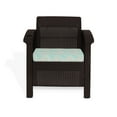 thumbnail image 5 of MQ Ferrara Outdoor Patio Chat Set with Cushions, 3 Piece in Brown, 5 of 10