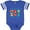 Football Blue and White, variant on Inktastic Life is Better Flip Flops Girls Baby Bodysuit