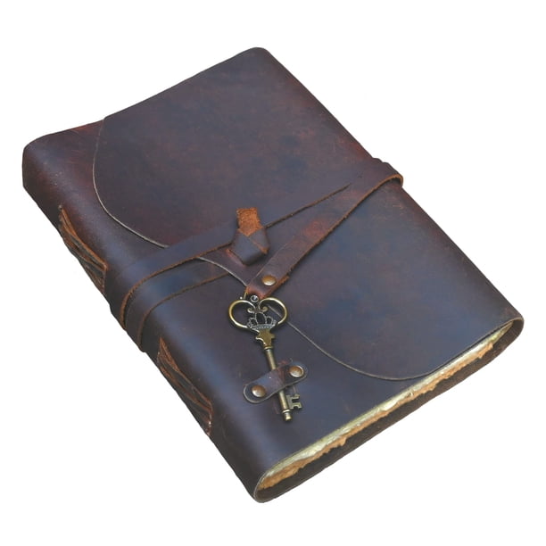 Diario de piel Modest Goods vintage de 240 páginas para mujeres y hombres