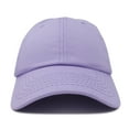 thumbnail image 6 of DALIX Unisex Unstructured Cotton Cap Adjustable Plain Hat in Lavender, 6 of 8