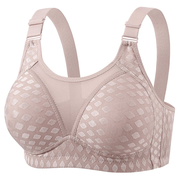 Women's Wirefree Bra Full Coverage Plus Size Non Padded Support for Large Bust Comfort Seamless Bra