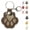 Brown-A, variant on Dog Hair Collector Keychain Charm Memorial Storage, Memorial Collection Of Cat Fur, Pet Fur Keepsake Key-chain