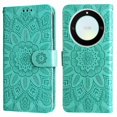 thumbnail image 5 of Funda tipo cartera GANGXUN para Honor X9A , diseño girasol, cuero PU, soporte, cierre magnético, tarjetero, 5 of 5