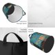 thumbnail image 2 of Fotbe Blue Watercolor Duck Cesto de Ropa con Asas, Cesto Impermeable de Gran Capacidad, Bolsa de Lavado para Dormitorio, Cesto de Ropa con Ruedas y Asas-Small, 2 of 6