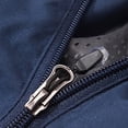 thumbnail image 5 of Men's Lightweight Windproof Waterproof Hiking Jacket Windbreaker Long Sleeve Hooded Outdoor Spring Fall Full Zipper Rain Coat for Camping Cycling Big and Tall Size XL-8XL Blue, 5 of 8