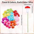 thumbnail image 2 of 40Pcs 8 Colors Miniature Fairy Mushrooms Mini Mushroom Plant Decor Colorful Tiny Foam Plant with Iron Wire Imitation Fairy Garden Accessories, 2 of 7