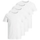 thumbnail image 1 of Jack & Jones Camiseta para Hombre, Pack de 4 - JACBASIC CREW NECK TEE, Manga corta, lisa, algodón Blanco L (Large), 1 of 3