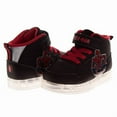 thumbnail image 6 of Marvel Spiderman Design Super Hero Sneakers Boys, Web, Slinger Athletic Running Hook And Loop (Toddler Little Kid), Black Red, Size: 8, 6 of 8