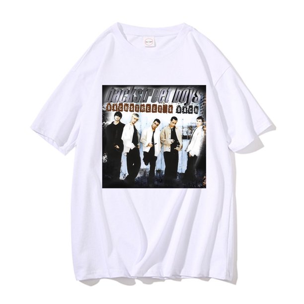 Camiseta vintage para hombre, ropa de calle, música pop, grupo de chicos BSB, camisetas de gran tamaño para hombre, camiseta de algodón de manga corta