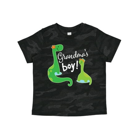 

Inktastic Grandmas Boy Grandson Dinosaur Gift Toddler Boy Girl T-Shirt