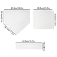 thumbnail image 2 of Baseball And Softball Home Plate Softball Mat Rubber Five-Piece Luminous Five-Piece Set, 2 of 2
