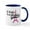 White/Navy Inside, variant on CafePress - I'd Rather Be In Paris Mug - 11 oz Ceramic Mug - Novelty Coffee Tea Cup