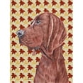 thumbnail image 1 of Carolines Treasures SC9683GF Redbone Coonhound Fall Leaves Flag Garden Size, 1 of 3