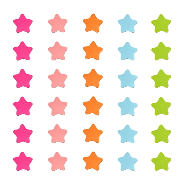 120 pegatinas magnéticas de estrellas de 4 cm para pizarra, para refrigerador, para carreras infantiles (color aleatorio)