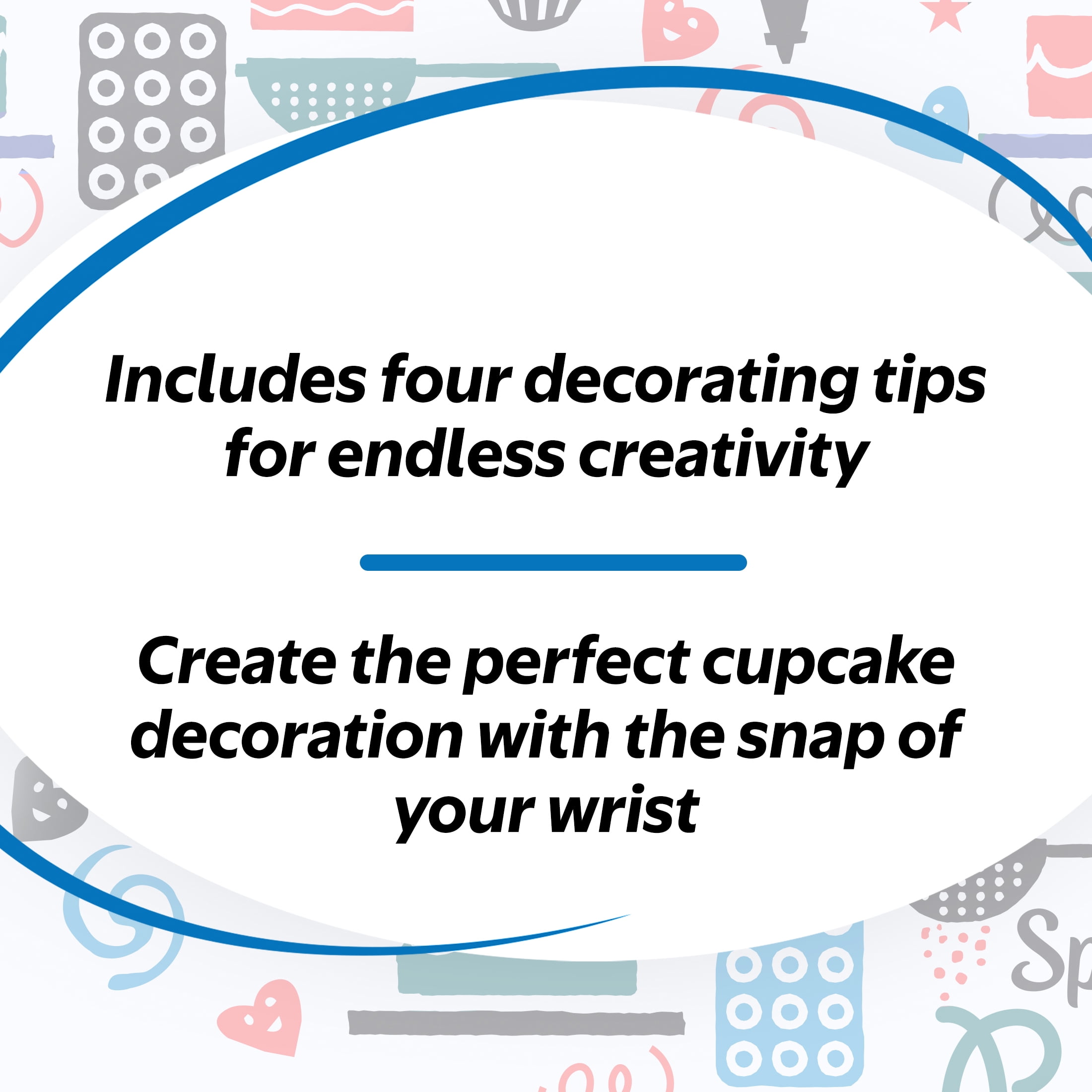 (3 pack) Great Value White Cupcake Icing, 8.4 oz