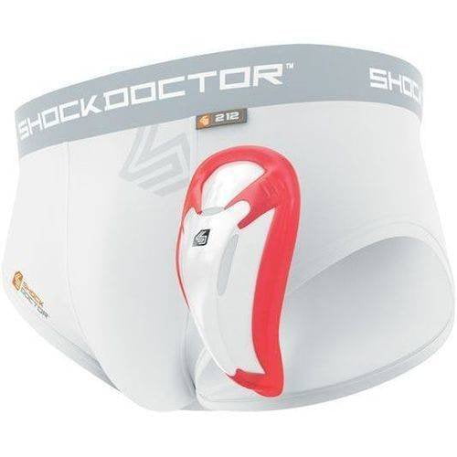 Shock Doctor Brief w BioCup Boys (White) by Shock Doctor