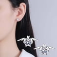 thumbnail image 1 of Fiudx Pendientes Elegantes con Incrustaciones de Diamantes de Imitación, Joyería Hipoalergénica, Versátiles para El Día a Día, Regalo para Fiestas, Bodas y Aniversarios, Accesorio de Moda para Hombre, 1 of 6