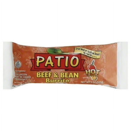 Patio® Hot Beef & Bean Burrito 5 oz. Wrapper