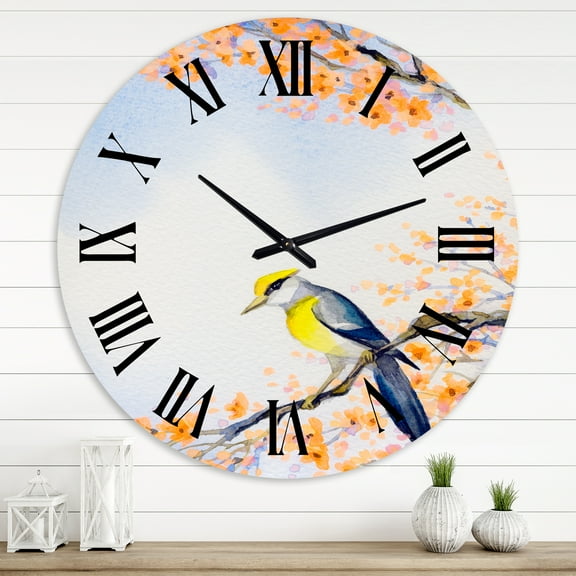 Designart 1 in Quartz Traditional Wall Clock