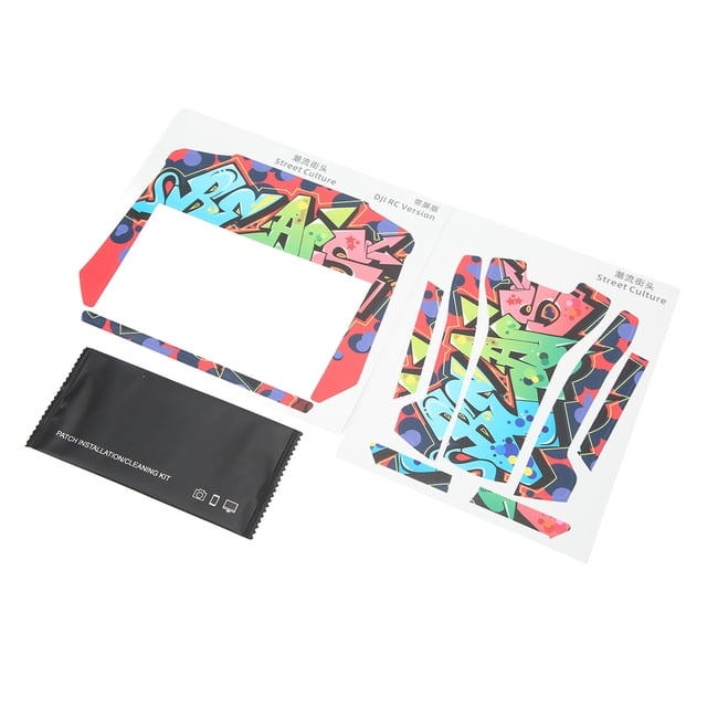 Skin Wrap pour DJI Mini, Autocollant Drone RC Amovible Peau PVC pour Mini Ensemble d'Autocollants pour Mini Intégration Transparente