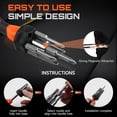 thumbnail image 3 of MKEUDQ-7PCS Triangle Screwdriver Set Triangle Bit Set S2 Alloy Steel 2"/50mm 1/4 Hex-Shank Tamper-Proof Security Bit TA18 TA20 TA23 TA25 TA27 TA30 TA46, 3 of 4