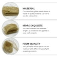 thumbnail image 4 of Miangastore Ribbon for Wreath Making Glitter Sheer Mesh Golden 5Pack 79x2x0.04in, 4 of 9