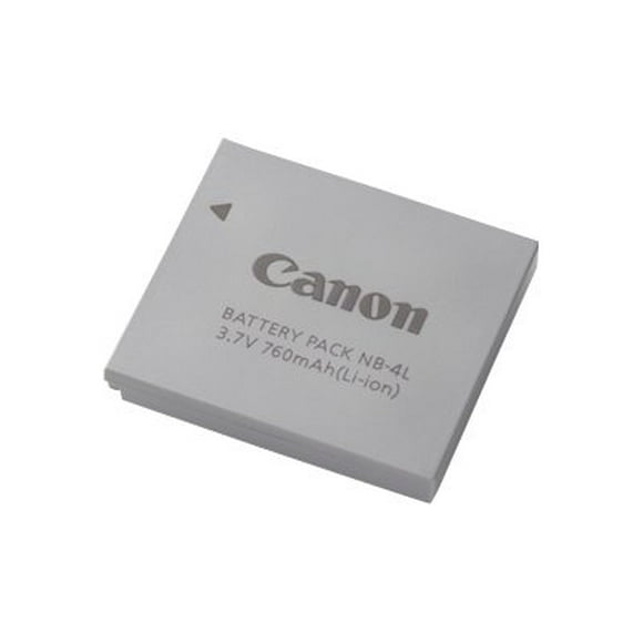 Canon NB-4L - Batterie d'Appareil Photo - Li-Ion - 760 mAh - pour IXUS 255; IXY 610, 620; LEGRIA mini; PowerShot ELPH 330, SD780, SD940, SD960; VIXIA mini