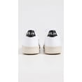 thumbnail image 3 of Tenis Veja V-10 de piel sintética blanca/negra con cordones para mujer, 3 of 4