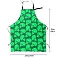 thumbnail image 5 of Picia Green Broccoli Waterproof Apron for Unisex Adult - Adjustable Bib Apron with Pockets, Ideal for Cooking, Gardening, Painting, and Household Chores, 5 of 9