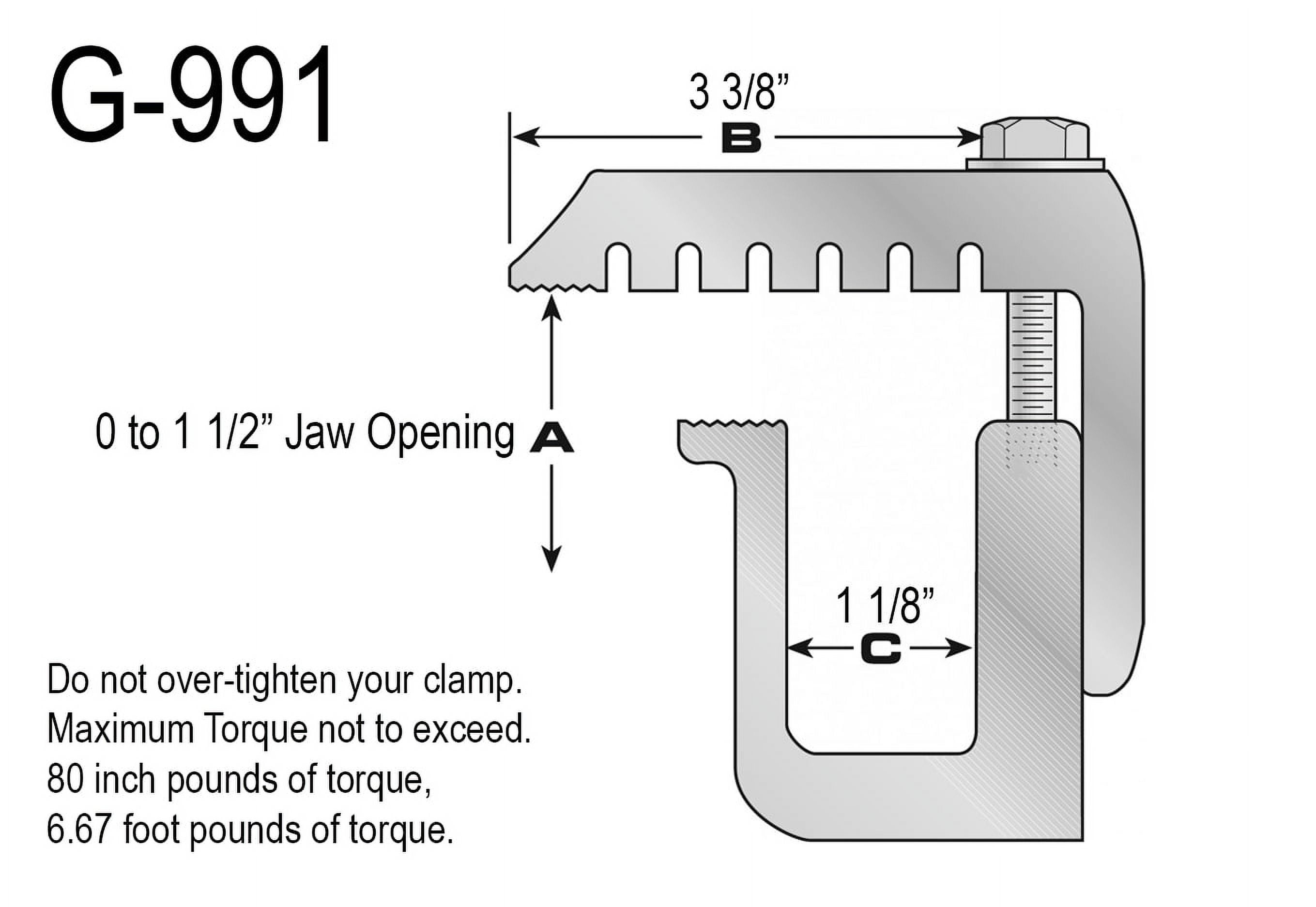 GCi Stronger By Design G-991 Clamp for Truck Cap, Camper Shell, Topper on a Ford Super Duty Pickup Truck (1)