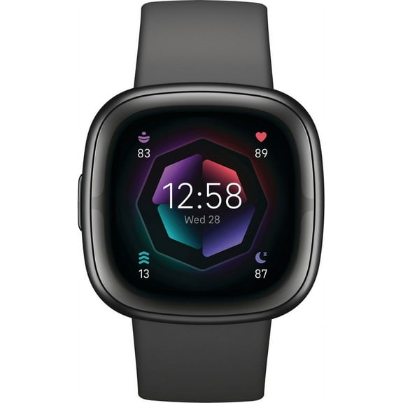 Fitbit Sense 2 Advanced Health and Fitness Smartwatch - Grey/Graphite - Refurbished