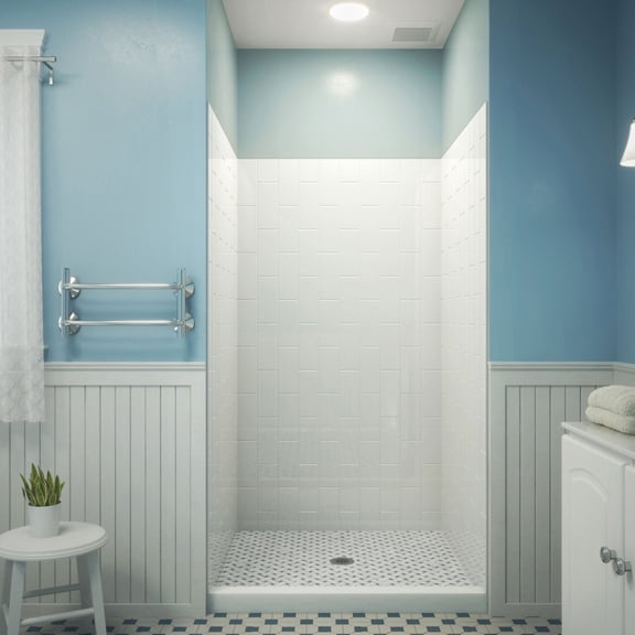DreamLine QWALL-VS Shower and Tub Backwalls White
