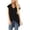 Z1-Black, variant on Twist Front Tops for Women, Yigetop 2025 European and American Women's Short Sleeved New Solid Color Large Size V Neck T Shirt Cute Summer Tops for Women White XL
