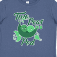 thumbnail image 4 of Inktastic Two Peas in a Pod with Faces Boys or Girls Baby T-Shirt, 4 of 5