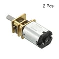 thumbnail image 3 of Micro Velocidad Reducción Unique Bargains Engranaje Motor DC 3V 150RPM con Completa Metal Cambios Caja Paquete de 2, 3 of 8