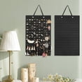 thumbnail image 1 of Jewelry Hanging Bag Multi-layer Dust-proof Large Capacity Jewelry Storage Felt Jewelry Storing Displaying Pouch for Cloakroom, 1 of 7