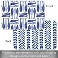 thumbnail image 6 of CounterArt Chinoiserie Sea 4-Pack Reversible Plastic Tabletop Placemats, 6 of 7