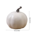 thumbnail image 3 of Fall Decor Halloween Pumpkin Decorations White Blue Foam Artificial Pumpkin Pastel Autumn Harvest Tabletop Decor Farmhouse Cottagecore Tiered Tray Centerpiece for Thanksgiving (1PCS), 3 of 7