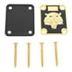 thumbnail image 2 of Placa De Mástil De Guitarra Eléctrica, Placa De Conexión De Mástil De Guitarra De aleación De Zinc, Reemplazo De Placa Protectora De Mástil De Guitarra Con Tornillos Para, 2 of 7