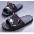 thumbnail image 2 of Zapatillas de casa para mujer, sandalias antideslizantes para la ducha y el baño, para verano, para playa y piscina, para niñas, color negro, 2 of 5