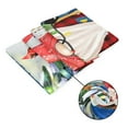 thumbnail image 5 of Christmas Shower Curtain Gnomes Bath Curtain Red Truck Christmas Tree Snowman Holiday Decorations Waterproof with 12Hooks 72"x72", 5 of 7